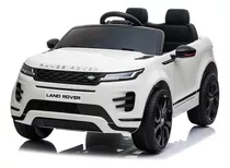 Mini Carrinho Elétrico Infantil 12v - Range Rover Branca 4x4 Cor Branco Voltagem Do Carregador 110v/220v