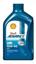 Aceite De Motor Shell Advance 4t Ax7 Base Sintetica 1lt