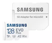 Tarjeta Micro Sd Samsung Evo Plus 128 Gb 100 Mb/s 4k U3 +