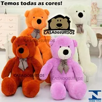 Urso De Pelúcia Gigante 100cm - Teddy Bear 1 Metro De Altura