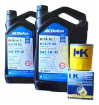 8 Lts Aceite 5w30 Acdelco Dexos1 + Filtro W712/81