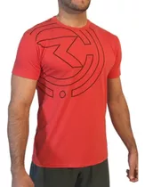 Remera Para Hombre Logo Roja Crossfit Gym Entrenamiento