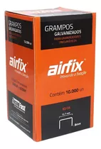 Grampo Grampeador Pneumático 80/08  1 Caixa 10000 Pçs Airfix