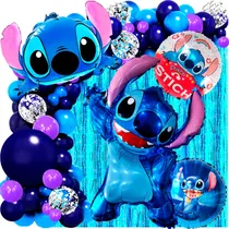 50 Art Globos Stitch Lilo Angela Deco787 Cumpleaños Ohana