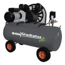 Compresor De Aire Eléctrico Gladiator Pro Ce 810/220/m/50/3 100l 3hp 220v 50hz Gris