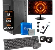 Computador Completo Core I5 8gb Ssd M.2 480gb Monitor 19