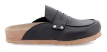 Mule De Cuero Vacuno Zuecos Sandalias Mujer Moda 