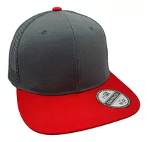 Gorra Snapback Trucker Visera Plana Frente De Tela Y Red Calidad Premium Camioneras Cierre Regulable