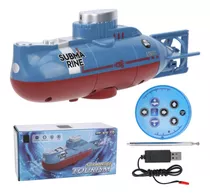 Barco De Controle Remoto Submarino Mini Rc Impermeável