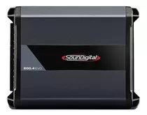 Modulo Amplificador Soundigital Sd800.4 800w Evo4 4 Canais Cor Preto