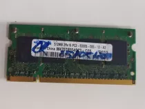 Memória Samsung 512mb 2rx16 Ddr2 Pc2 5300s M470t6554ez3 