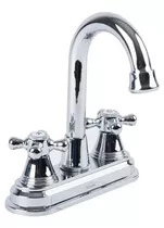 Llave Mezcladora Para Lavabo Baño Plástico Plata Venzo