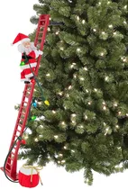 Santa Claus Subiendo Escalera  Led Sube Baja Escalera Nuevo