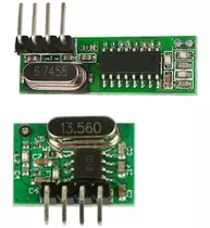 Módulo Emisor Y Receptor Inalámbrico Superheterodino 433mhz