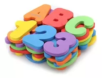 Juego De Números Y Letras Para Baño Agua Niños 3 Años+ 36pcs