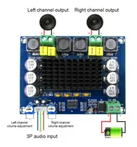 Modulo Amplificador De Audio 2 X 120w  Tpa3116d2  