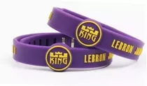 Pulsera Ajustable Nba Lebron James Basquetbol Morada 