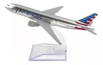 Miniatura Avião American Boeing B777 Coleção Em Metal