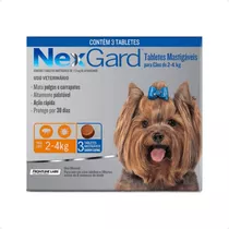 Nexgard Cão 2 A 4 Kg - 3 Comprimidos Antipulgas E Carrapatos