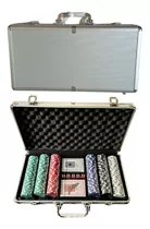 Maleta Poker 300 Fichas Kit Completo Profissional Com Nf-e