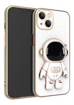 Funda Para iPhone 13 12 11 Xs 8 7 De Astronauta Con Soporte