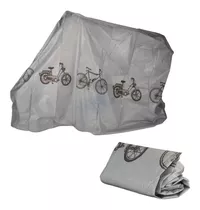 Pack 2 Carpa Funda Lona Cubre Moto Bicicleta Con Diseño