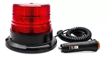 Baliza Giratoria Luz 12 Led Flash Auto Camiones 12v 24v Roja