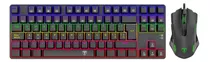 Combo T-dagger Advance Force Teclado Tgk313 + Tgm206 Black