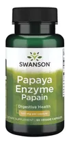 Swanson Papaina Enzima Digestiva 100mg 90 Cap Max Digestion