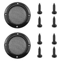 Cubierta De Altavoz De 3 Pulgadas, 2pcs Rejilla De Mall...