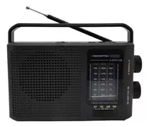 Radio Am/fm Daihatsu D-rp61 Usb/pila Recargable Linterna Color Negro