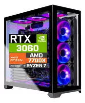 Cpu Gamer Amd Ryzen 7 7700x Ddr5 Rtx 3060 +32gb Ram +1tb Ssd