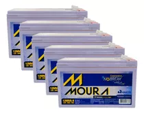 Batería Moura 12v/9ah Recargable Sellada Ups Alarma Pack X5u