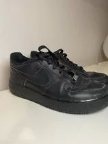 Nike Air Force 1 Mujer Negras Talle 38,5
