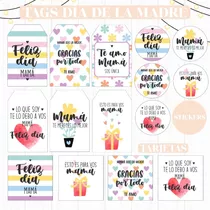 Kit Imprimible Emprendedores Tags Tarjetas Día De La Madre