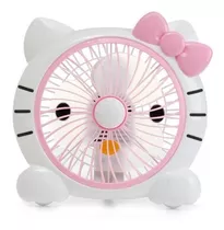 Ventilador Hello Kitty De Escritorio Decorativo 2velocidades