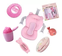 Cojín + Kit Para Bañera De Bebe + Accesorios De Baño.