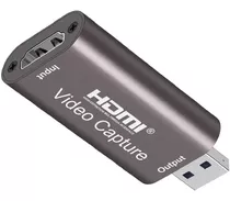  Capturadora Video Hdmi Usb 4k 1080p 60fps Aluminio