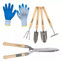 Kit De Jardineria, Tijeras+guantes+4 Herramientas, Truper