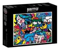 Quebra Cabeça Bluebird [15938] Britto Garden - 1000 Peças