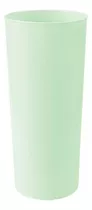 Vaso Trago Largo 280ml Pastel Colores Cotillon Fiesta X 20 U Color Verde Pastel