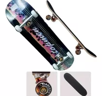 Tabla Skate Board Semi Profesional De Lija- 4 Ruedas En Goma