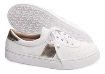 Tenis Feminino Casual Sapatenis Branco Leve Confortável