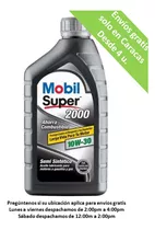 Aceite Semi Sintetico Mobil 10w30 Original Sellado