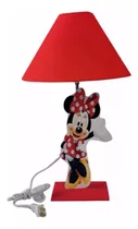 10 Lampara De Minnie Mouse Vestido Rojo Centro De Mesa Mimi