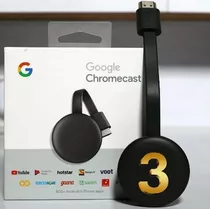 Adaptador Google Chromecast Iii Generación Hdmi Media Player