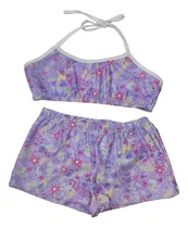 Malla Bikini Nena Estampada Con Short T 10-16 Ailin 273ae