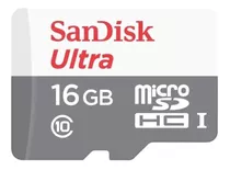 Cartão De Memória Micro Sd 16gb Sandisk Lacrado Classe 10