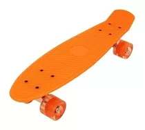 Patineta Skate Tipo Penny Mini Long Board Para Niño, Naranja