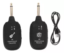 Sistema Inalámbrico De Guitarra Uhf Transmisor Receptor Inco